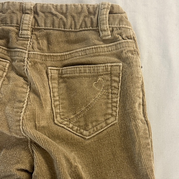 The Children's Place Tan Corduroy Pants w/ ruffled hem - Picture 4 of 4